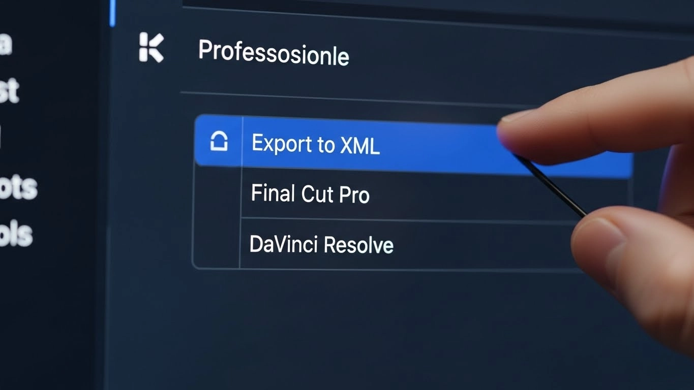 Displaying XML integration options