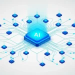 Kimi K2.5 Agent Swarm visualization showing parallel processing nodes