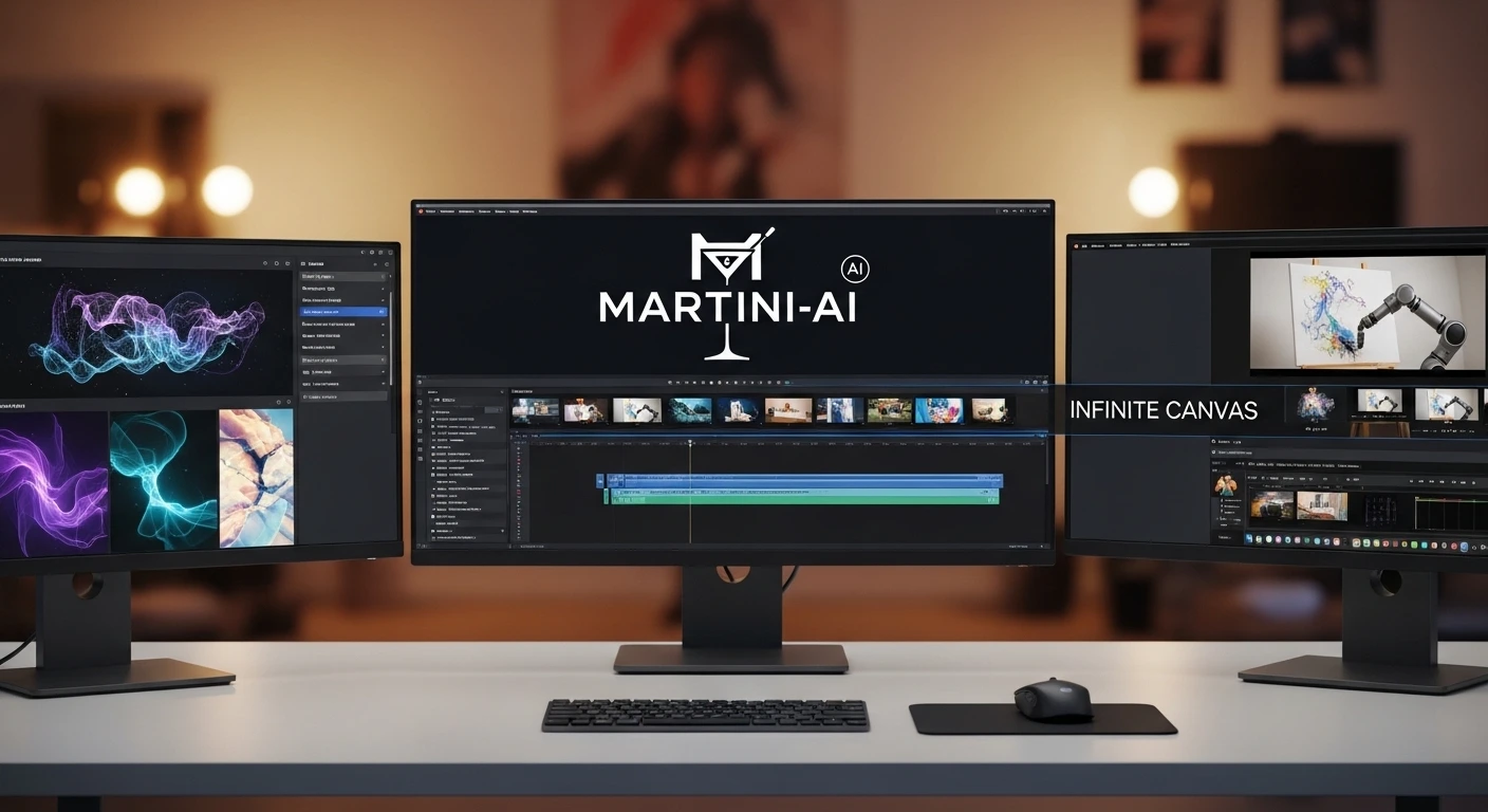 Martini ai infinite canvas video workflow